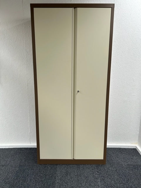 Metal double door cupboard