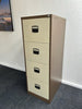 Metal four drawer filing cabinet