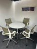 Boardroom Package: Herman Miller Table with 4 Herman Miller Setu Meeting Chairs