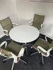 Boardroom Package: Herman Miller Table with 4 Herman Miller Setu Meeting Chairs