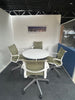 Boardroom Package: Herman Miller Table with 4 Herman Miller Setu Meeting Chairs