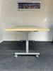 Flip Top Table in 25mm Maple Finish / Silver Frame