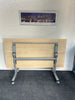 Flip Top Table in 25mm Maple Finish / Silver Frame