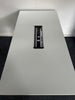 Vivante White Flip Top Table with 25mm Top / Chrome Frame / Power & Data Module