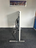 Vivante White Flip Top Table with 25mm Top / Chrome Frame / Power & Data Module