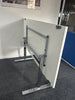 Vivante White Flip Top Table with 25mm Top / Chrome Frame