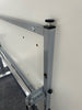Vivante White Flip Top Table with 25mm Top / Chrome Frame
