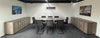 Boardroom Package: Senator Meeting Table / 4 Matching Cupboards / 8 Mesh Chairs