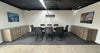 Boardroom Package: Senator Meeting Table / 4 Matching Cupboards / 8 Mesh Chairs