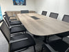Boardroom Package: Senator Meeting Table / 4 Matching Cupboards / 8 Mesh Chairs