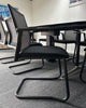 Boardroom Package: Senator Meeting Table / 4 Matching Cupboards / 8 Mesh Chairs