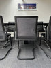 Boardroom Package: Senator Meeting Table / 4 Matching Cupboards / 8 Mesh Chairs