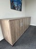 Boardroom Package: Senator Meeting Table / 4 Matching Cupboards / 8 Mesh Chairs