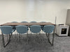 Breakout Package: Frivo Collaboration Table with 8 Pledge Chairs