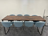 Breakout Package: Frivo Collaboration Table with 8 Pledge Chairs