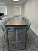 Breakout Package: Frivo Collaboration Table with 8 Pledge Chairs