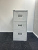 Metal Silverline three drawer filing cabinet