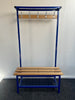 Freestanding cloakroom / changing room bench