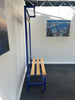 Freestanding cloakroom / changing room bench