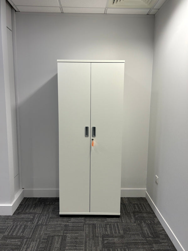 Senator Double Door White Cupboard - Width 800mm