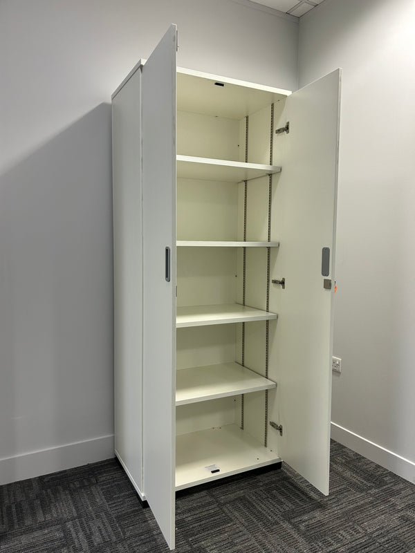 Senator Double Door White Cupboard - Width 800mm