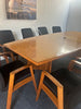 Boardroom Package: Barrel shaped Wood Veneer table and 10 Chairs