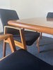 Boardroom Package: Barrel shaped Wood Veneer table and 10 Chairs