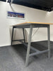 High Meeting Table/ Breakout kitchen table with 8 chairs / stools