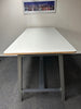 High Meeting Table/ Breakout kitchen table with 8 chairs / stools