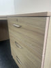 Home Office Corner Desk Set with Drawers & Cupboard