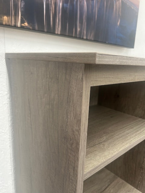 Home Office Bookcase in Grey Wood Effect