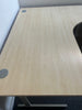 Maple Corner Desk with Desk High 3 Drawer Pedestal - Right Hand